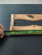 Houten serveerplank met epoxy rivier, Huis en Inrichting, Woonaccessoires | Dienbladen, Ophalen, Zo goed als nieuw, Rechthoekig