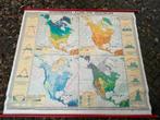 Noord-Amerika, klimaat, Antiek en Kunst, Antiek | Schoolplaten, Ophalen of Verzenden, Aardrijkskunde