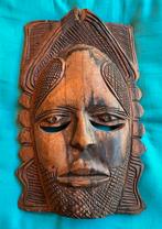 Houten gezicht hanger, Ophalen of Verzenden