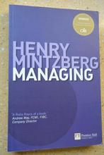 Managing Henry Mintzberg Engels, Boeken, Gelezen, Ophalen of Verzenden, Management, Henry Mintzberg