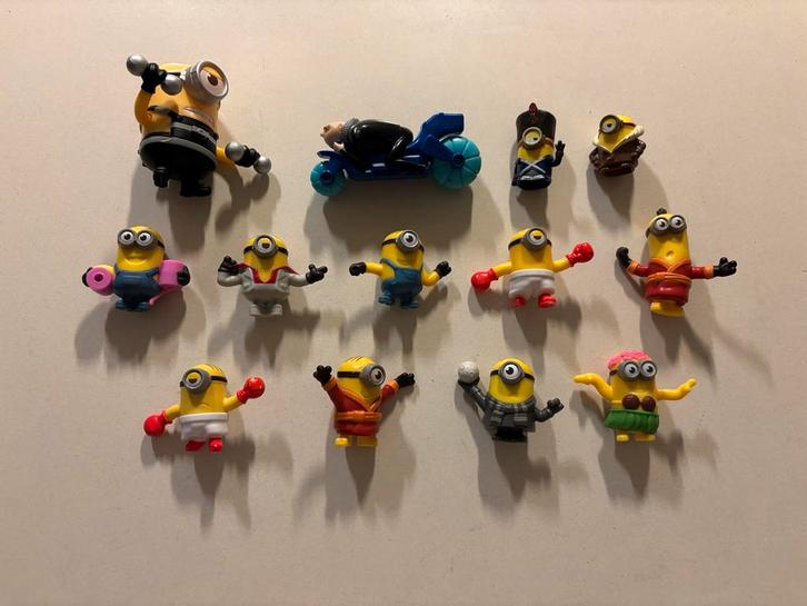 McDonalds Verschrikkelijke ikke Minions Speelgoed set 13 st!, Kinderen en Baby's, Speelgoed | Overig, Zo goed als nieuw, Jongen of Meisje