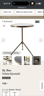 By Boo Nebula Bijzettafel, Minder dan 55 cm, Metaal of Aluminium, Rond, Zo goed als nieuw