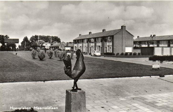Hoevelaken, Meerveldlaan - VW-kever haan - ongelopen, Verzamelen, Ansichtkaarten | Nederland, Ongelopen, Noord-Brabant, Voor 1920