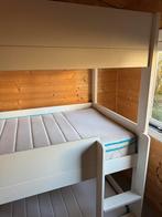 Hoogslaper 3 pers. incl. matrassen en toebehoren, Ophalen, 90 cm, Eenpersoons, Wit