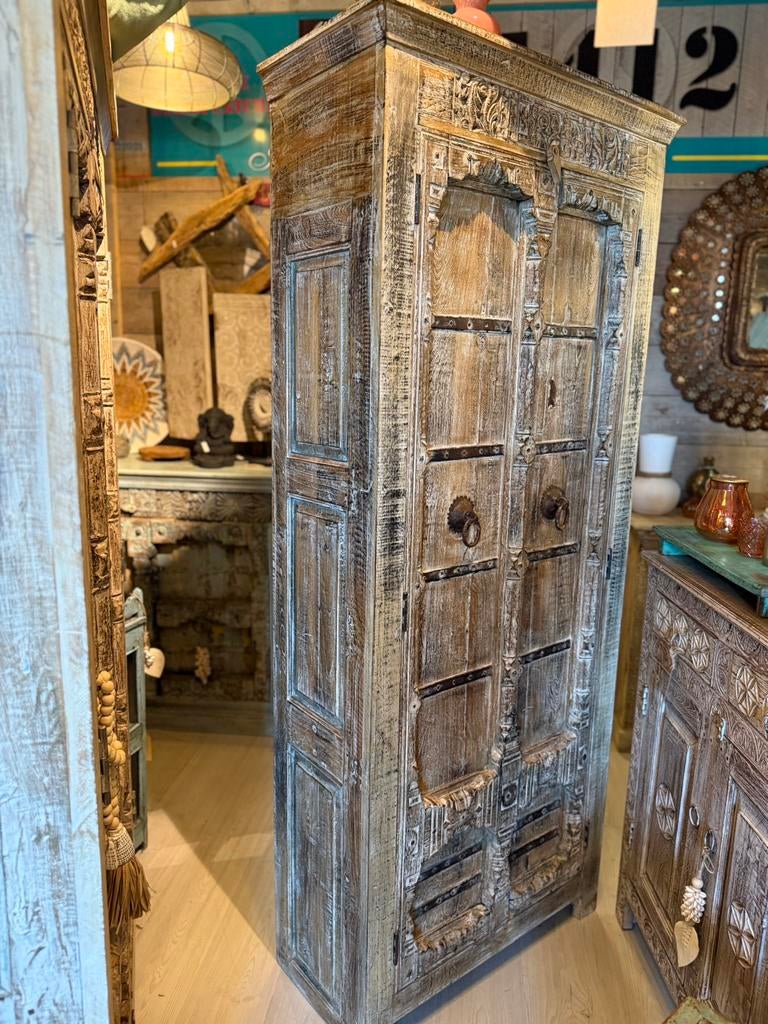 Gave India/Ibiza style kast, Huis en Inrichting, Kasten | Buffetkasten, Ophalen, Nieuw, 50 tot 100 cm, Minder dan 100 cm