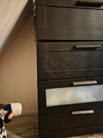 BRIMNES Ladekast Zwart/Frosted Glas (Klusproject), Ophalen of Verzenden