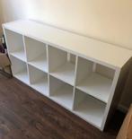 Hoogglans Kallax 8 vaks open kast vakkenkast 4x2 wit Ikea, Huis en Inrichting, Kasten | Ladekasten, Ophalen, 100 tot 150 cm, Zo goed als nieuw