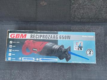 GBM Reciprozaag 650W - Gebruikt beschikbaar voor biedingen