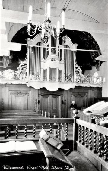 Ansichtkaart Wieuwerd Orgel NH Kerk beschikbaar voor biedingen