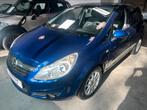 Opel Corsa 1.4 16V 5D AUT 2007 Blauw, Stof, Metallic lak, Zwart, 4 cilinders