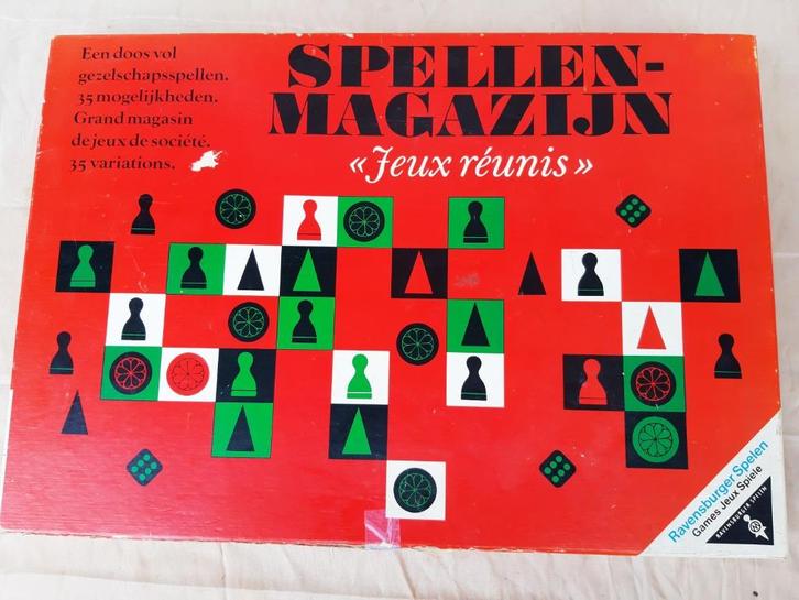 Spellendoos, 40 en 50 Spellen, van PPG AG, 50 Spellendoos,, Hobby en Vrije tijd, Gezelschapsspellen | Bordspellen, Gebruikt, Een of twee spelers