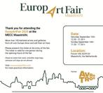Kaarten voor EuropArtFair 2025, Tickets en Kaartjes, Drie personen of meer, September