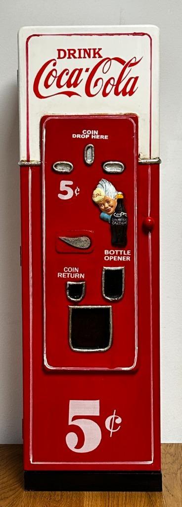Coca Cola kast mannetje rood wit reclame logo houten kast, Verzamelen, Merken en Reclamevoorwerpen, Nieuw, Reclamebord, Ophalen of Verzenden