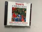 That’s Christmas,simply the best of Christmas. (2 cd’s), Cd's en Dvd's, Cd's | Kerst en Sinterklaas, Verzenden, Zo goed als nieuw