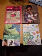 Verschillende brei en haak boeken, haken en brei garen, Hobby en Vrije tijd, Breien en Haken, Ophalen, Gebruikt, Breien, Patroon of Boek