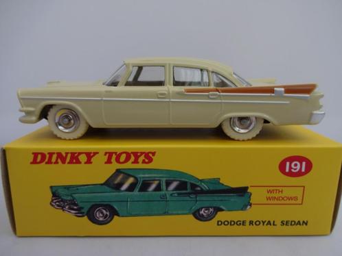 Dodge Royal Sedan beige / bruin nr: 191 van Dinky Toys 1/43, Hobby en Vrije tijd, Modelauto's | 1:43, Nieuw, Auto, Dinky Toys