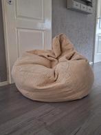 Crème Zitzak - Nieuw Ribstof, Huis en Inrichting, Zitzakken, Ophalen, Nieuw, Beige, Zitzak