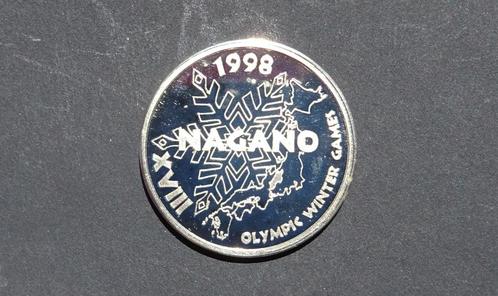 Olympische Winterspelen Nagano 1998, Postzegels en Munten, Penningen en Medailles, Overige materialen, Buitenland, Ophalen of Verzenden