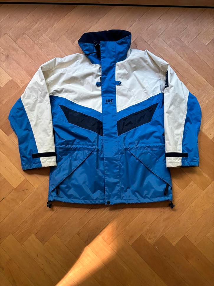 Helly Hansen zeil wind  jas Blauw Maat S als nieuw!, Watersport en Boten, Watersportkleding, Zo goed als nieuw, Zeiljack, Dame of Heer
