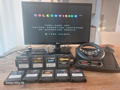 ColecoVision/9games/stuur module/ tv monitor, Spelcomputers en Games, Spelcomputers | Overige, Verzenden
