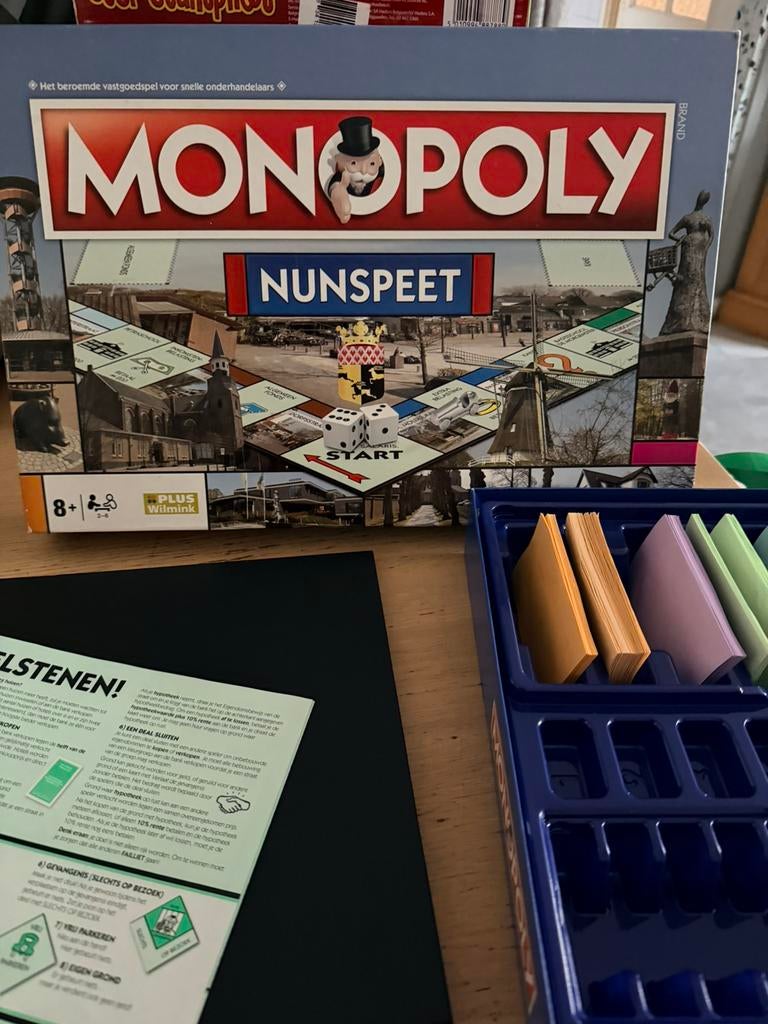 Monopoly nunspeet zgan, Ophalen of Verzenden, Zo goed als nieuw