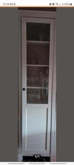 GEVRAAGD Hemnes vitrinekast smal, Ophalen, 50 tot 100 cm, Zo goed als nieuw, 150 tot 200 cm