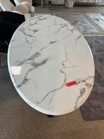 Eettafel marmer ovaal - 200cm, Ophalen, Zo goed als nieuw