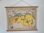 Geweldige poster noord Brabant, Antiek en Kunst, Antiek | Schoolplaten, Ophalen, Aardrijkskunde