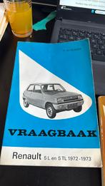 Vraagbaak Renault 5L en 5 TL 1972/1973, Ophalen of Verzenden