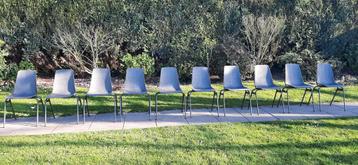 10x Car Katwijk stoelen  dutch design, grijs/groen
