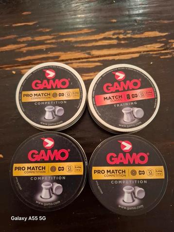 Gamo Luchtbukskogels 4.5mm - Pro Match & Classic Training beschikbaar voor biedingen
