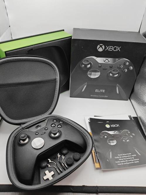 Xbox One Elite Controller CIB, Spelcomputers en Games, Spelcomputers | Xbox | Accessoires, Zo goed als nieuw, Xbox One, Controller