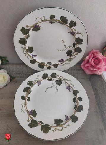 Royale de la Louviere VIGNES 4 borden 22,5 cm Boch België  beschikbaar voor biedingen