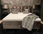 Complete Luxe Boxspring AKTIE, Ophalen of Verzenden, 180 cm, 200 cm, Stof