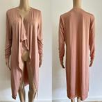 Dames kaftan jurk vest roze glitter jas jasje kimono top S, Ophalen of Verzenden, Zo goed als nieuw, Roze