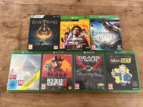 Xbox Titels - o.a. Elden Ring, Yakuza, Fallout, RDR en Gears, Spelcomputers en Games, Games | Xbox Series X en S, Gebruikt, Ophalen