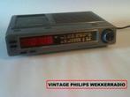 retro vintage Philips wekker radio wekkerradio digitaal, Witgoed en Apparatuur, Wekkers, Ophalen of Verzenden, Gebruikt, Digitaal
