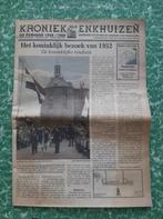 krant, Kroniek van Enkhuizen periode 1950/60 heruitgave 2011, Ophalen of Verzenden, 1940 tot 1960, Nederland, Krant