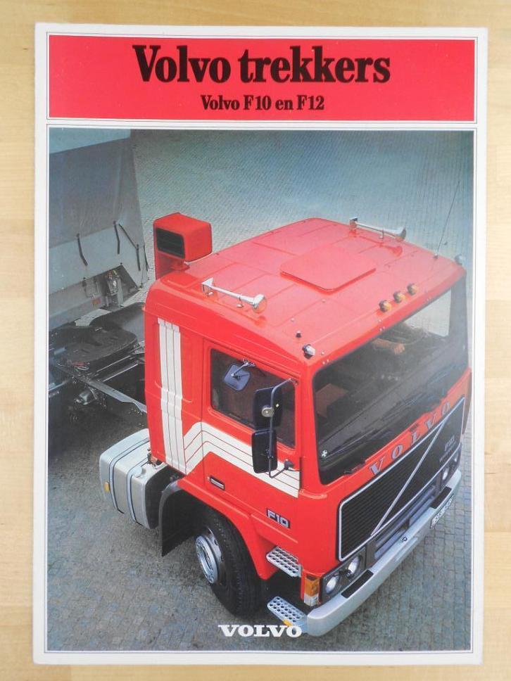Volvo Trekkers F10 F12 Brochure 1985, Boeken, Auto's | Folders en Tijdschriften, Zo goed als nieuw, Volvo, Ophalen