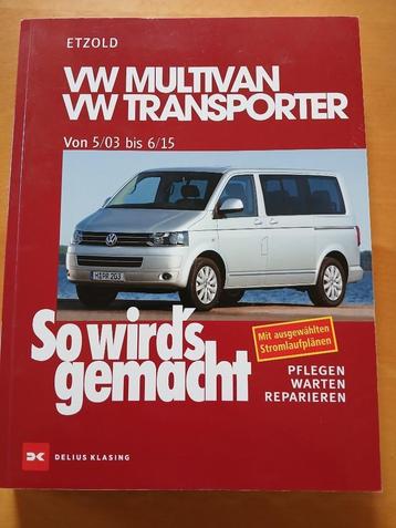 VW Multivan & transporter "So wird's gemacht" onderhoudsboek beschikbaar voor biedingen