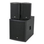 DAP PRO Soundmate 1. sub +2 x 8 inch DAP + 2x Devine 8 inch, Gebruikt, Complete surroundset, 120 watt of meer, Ophalen