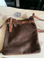 Elenco crossbody/schouder tas(nr.13 D1), Ophalen of Verzenden, Gebruikt, Bruin, Overige merken