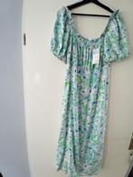 zomer jurk  met bloemetjes 42, Kleding | Dames, Jurken, Blauw, Maat 42/44 (L), Ophalen of Verzenden, Zo goed als nieuw