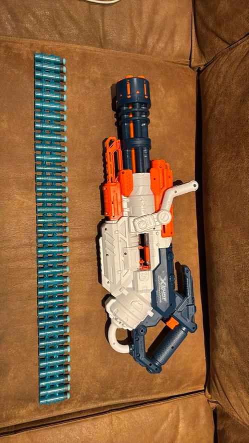 Nerf X-shot Excel Crusher, Kinderen en Baby's, Speelgoed | Buiten | Actiespeelgoed, Zo goed als nieuw, Ophalen of Verzenden