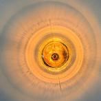 Hoffmeister bubble glass gouden plafond- of wandlamp, Ophalen of Verzenden, Zo goed als nieuw, Glas, Vintage
