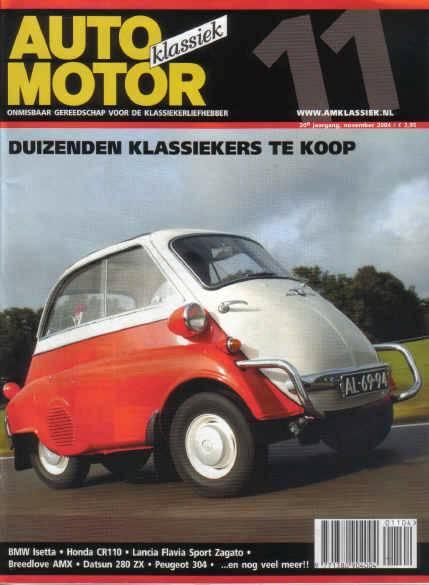 AMK 11 2004 : BMW Isetta - Datsun 280ZX - Lancia Flavia, Boeken, Auto's | Folders en Tijdschriften, Gelezen, Algemeen, Ophalen of Verzenden