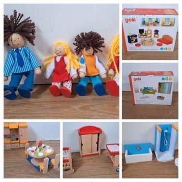 Zes Goki sets voor poppenhuis beschikbaar voor biedingen