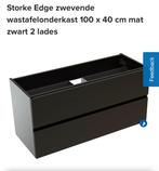 Badkamermeubel zwevend mat zwart, Huis en Inrichting, Badkamer | Badkamermeubels, 50 tot 100 cm, Nieuw, Minder dan 100 cm, 25 tot 50 cm