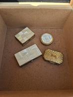 4 schattige pillendoosjes ventige parelmoer, Sieraden, Tassen en Uiterlijk, Ophalen of Verzenden, Gebruikt