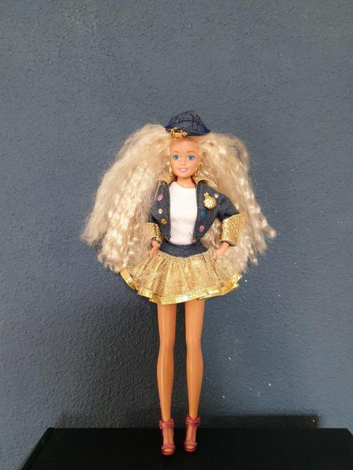 Vintage 90s Mattel Talking Friend Barbie, Nederlandse editie, Verzamelen, Poppen, Zo goed als nieuw, Ophalen of Verzenden